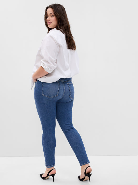 High Rise True Skinny Jeans