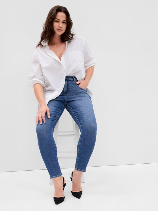 High Rise True Skinny Jeans