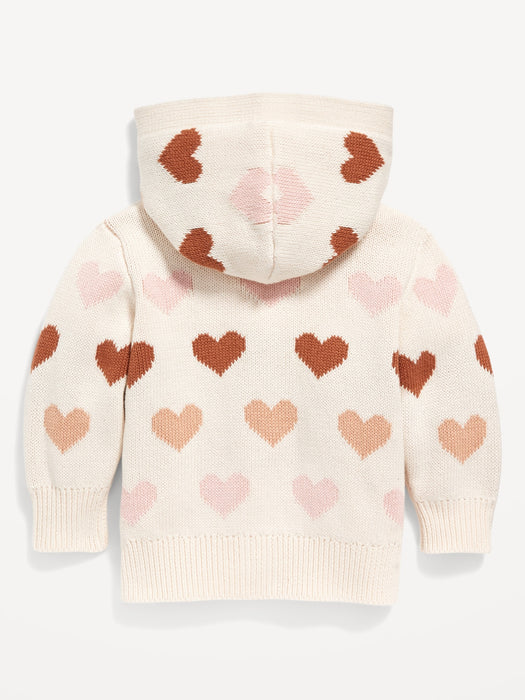 Hooded Button-Front Cardigan Sweater for Baby