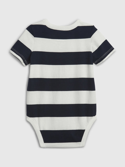 Baby 100% Organic Cotton Mix and Match Stripe Bodysuit