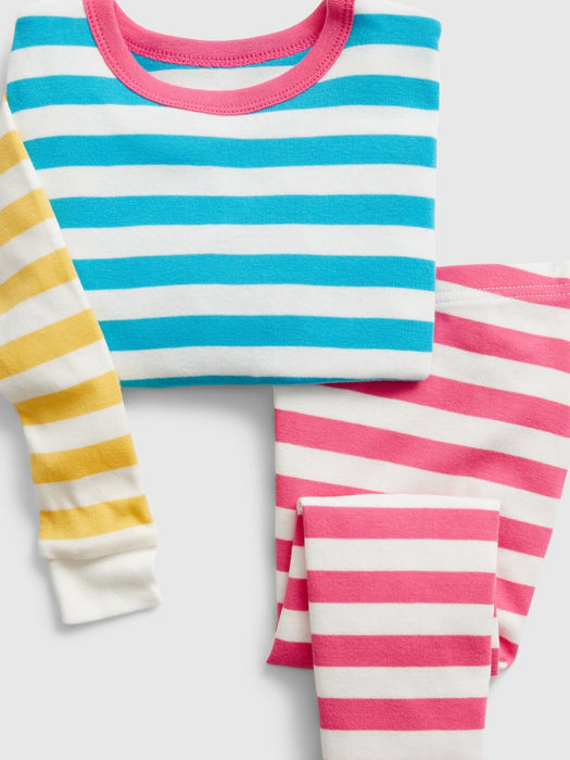 babyGap 100% Organic Cotton Mixed Stripe PJ Set