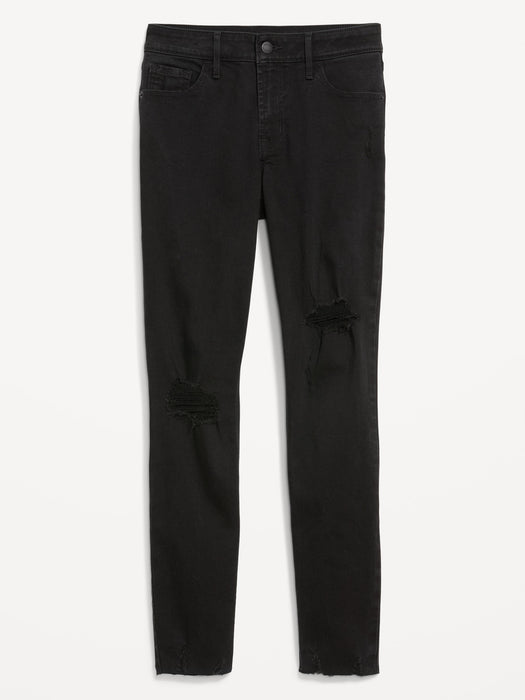 Mid-Rise Rockstar Super-Skinny Ankle Jeans