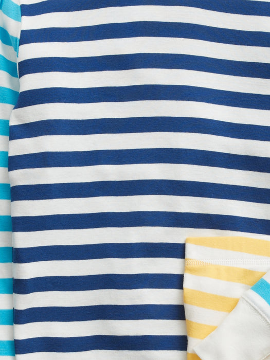 Kids 100% Organic Cotton Mixed Stripe PJ Set