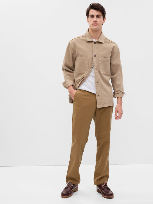 Modern Khakis in Straight Fit with GapFlex