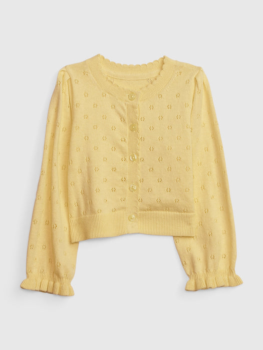 Toddler Pointelle Cardigan