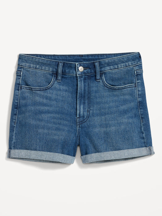 High-Waisted Wow Jean Shorts for Women -- 3-inch inseam