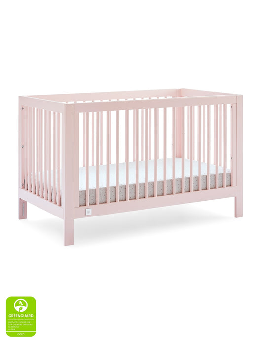 babyGap Charlie Crib with Pink Hearts and Stripes Bedding Bundle