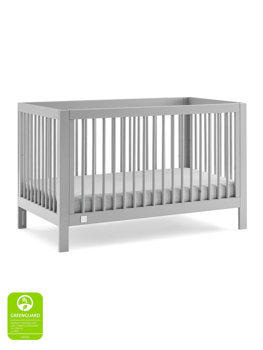 babyGap Charlie Crib with Grey Dots and Stripes Bedding Bundle