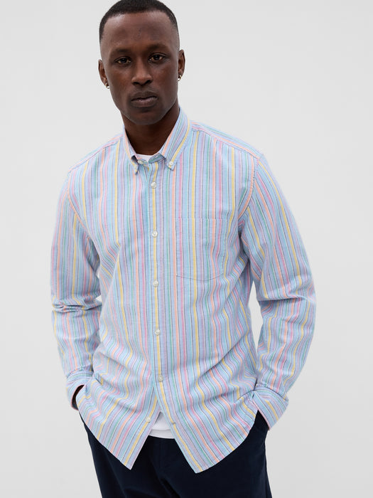 Classic Oxford Shirt in Standard Fit with In-Conversion Cotton