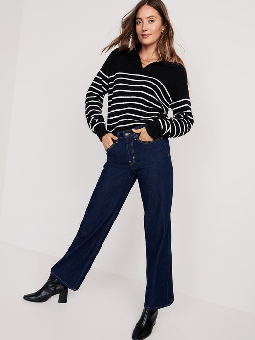 High-Waisted Wow Wide-Leg Jeans