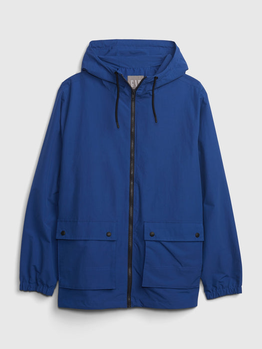 Hooded Zip-Up Jacket