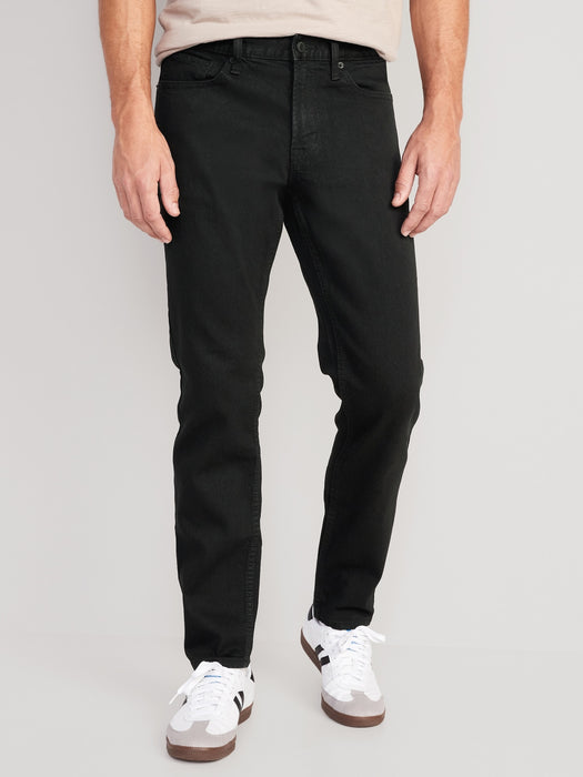 Athletic Taper Built-In Flex Black Jeans