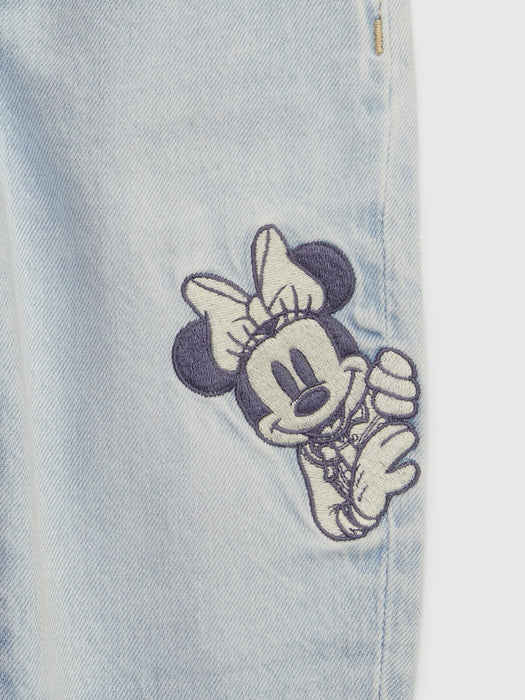 babyGap &#124 Disney Minnie Mouse Denim Overalls with Washwell