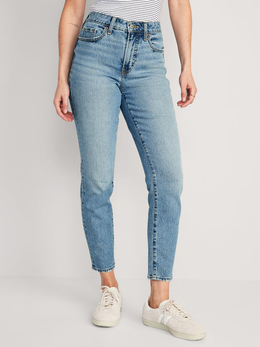 High-Waisted OG Straight Ankle Jeans