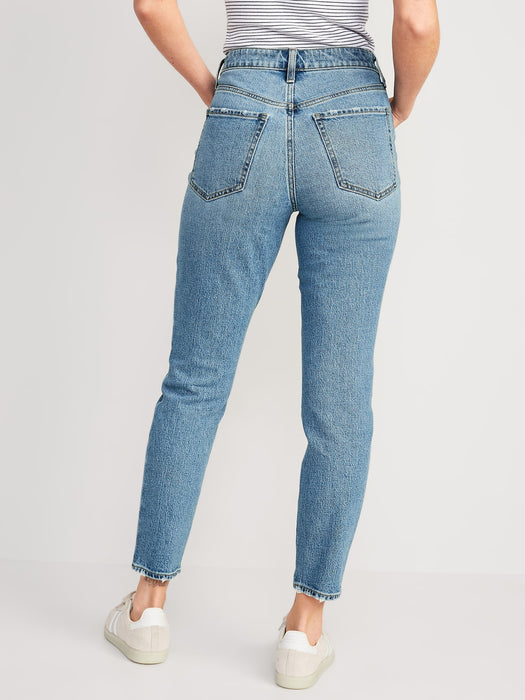 High-Waisted OG Straight Ankle Jeans