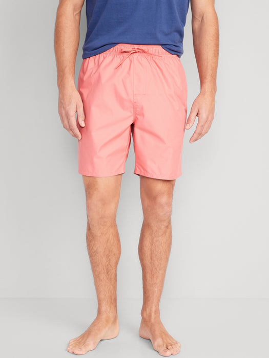 Solid Swim Trunks -- 7-inch inseam