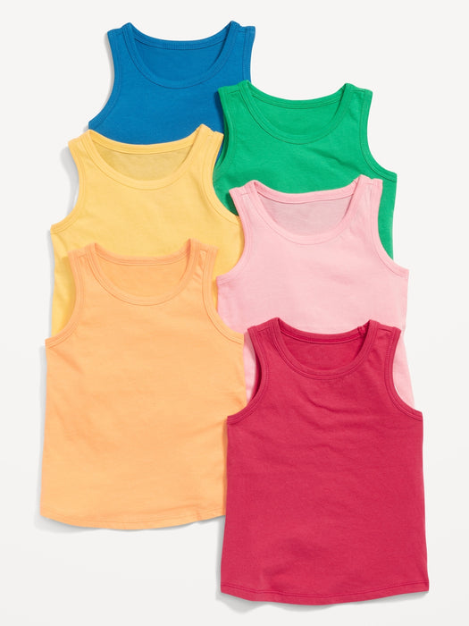 Tank Top 6-Pack for Toddler Girls