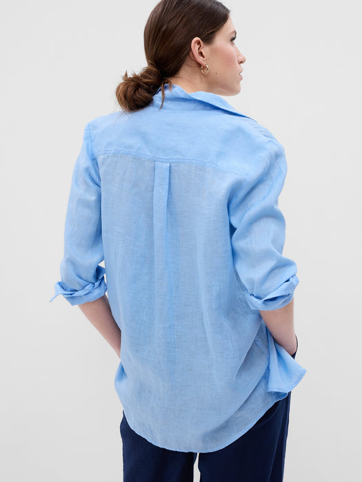 Linen Boyfriend Shirt