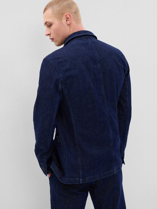 Denim Blazer with Washwell