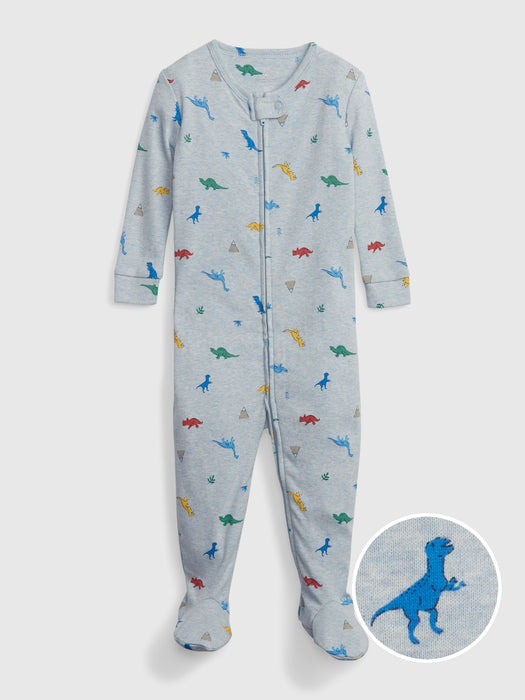 babyGap 100% Organic Cotton Dino PJ One-Piece