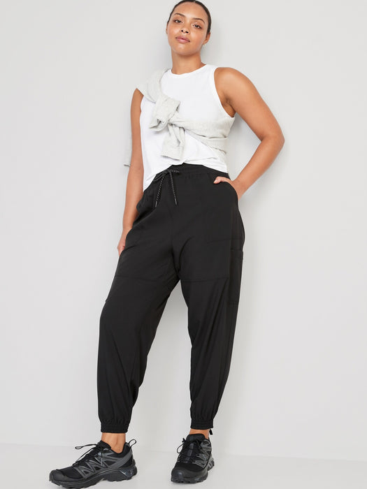 Extra High-Waisted StretchTech Cargo Jogger Pants