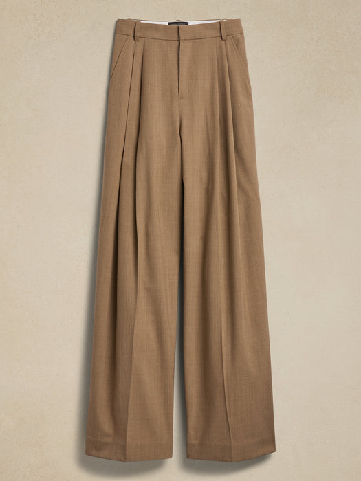 Siena Wide-Leg Italian Wool Pant