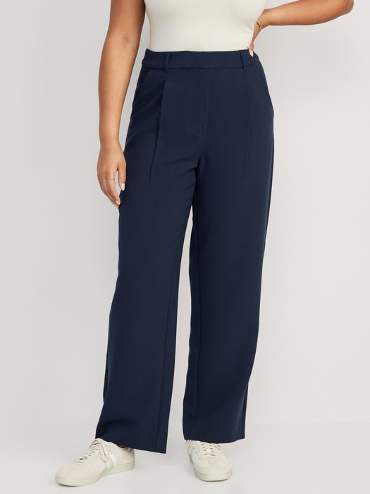 Extra High-Waisted Taylor Wide-Leg Trouser Pants