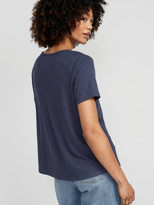 Luxe Slub-Knit T-Shirt