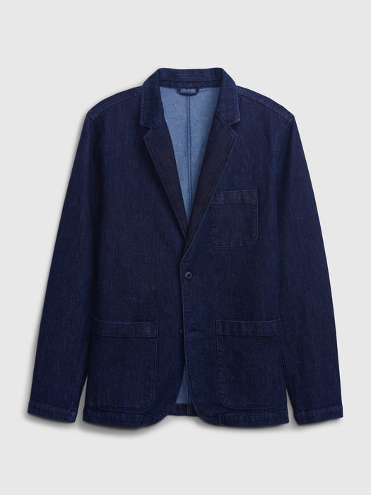 Denim Blazer with Washwell