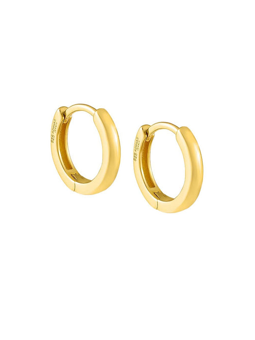 Plain Ring Huggie Earring