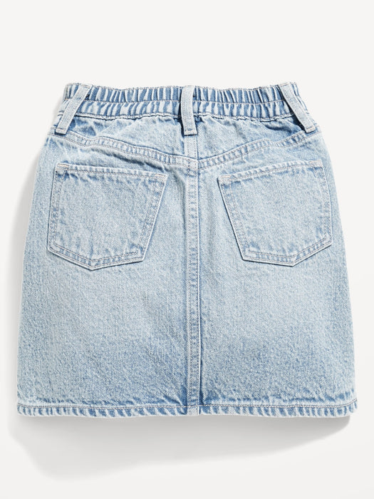 High-Waisted Jean Skirt for Girls