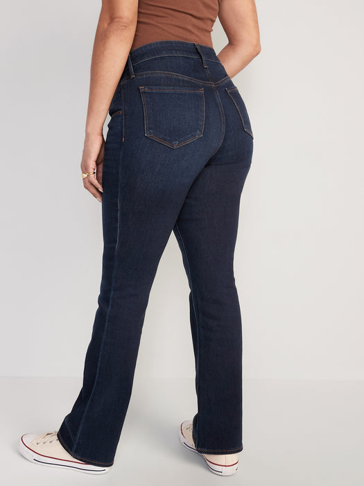 Maternity Front Low Panel Boot-Cut Jeans