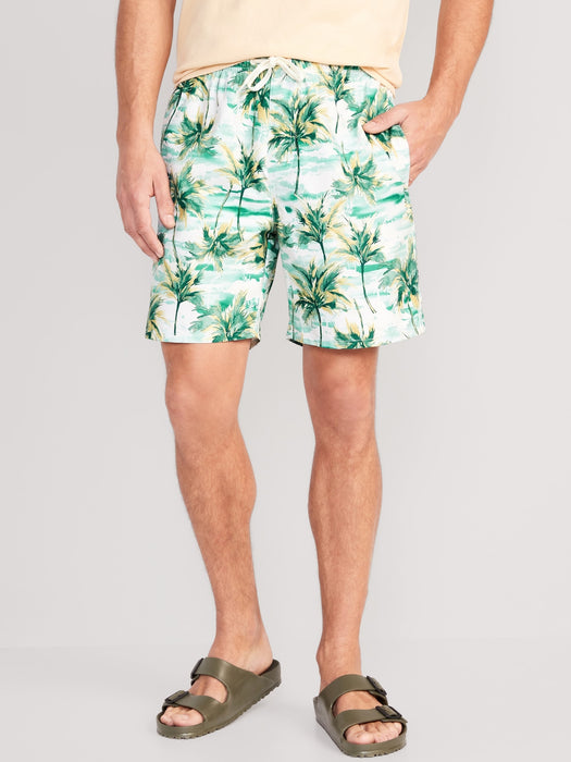 Printed Swim Trunks -- 7-inch inseam