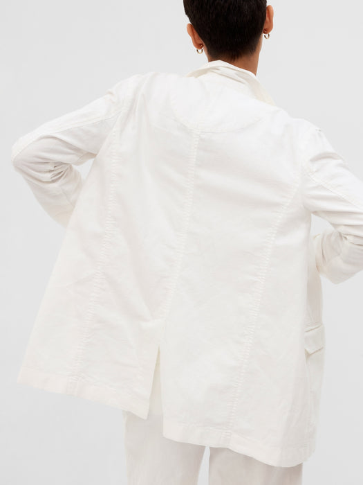 Linen-Cotton Blazer