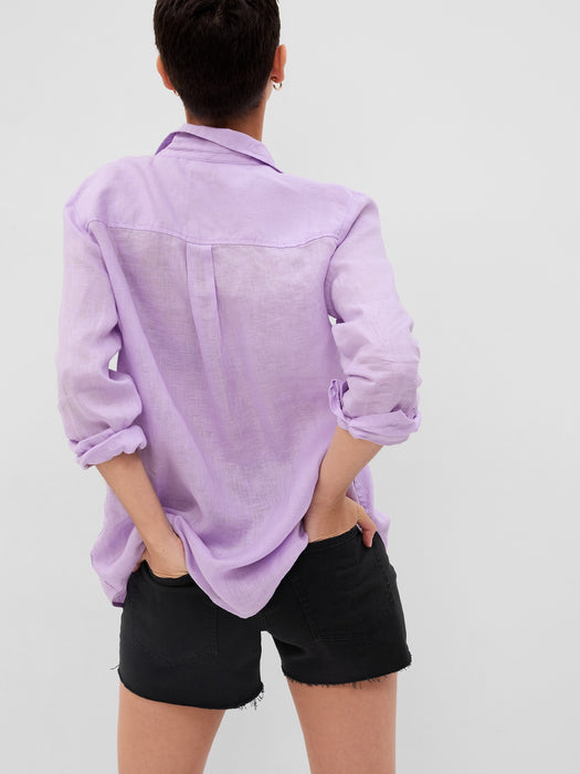 Linen Boyfriend Shirt