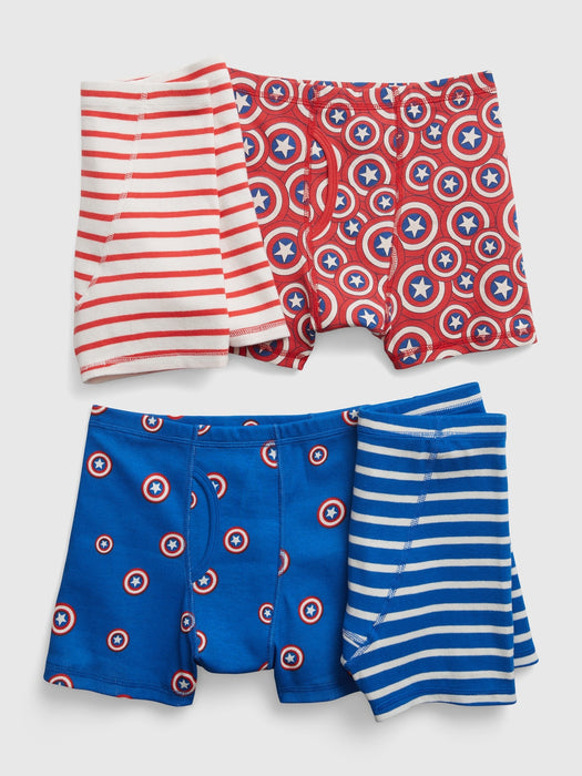 GapKids &#124 Marvel 100% Organic Cotton Boxer Briefs (4-Pack)