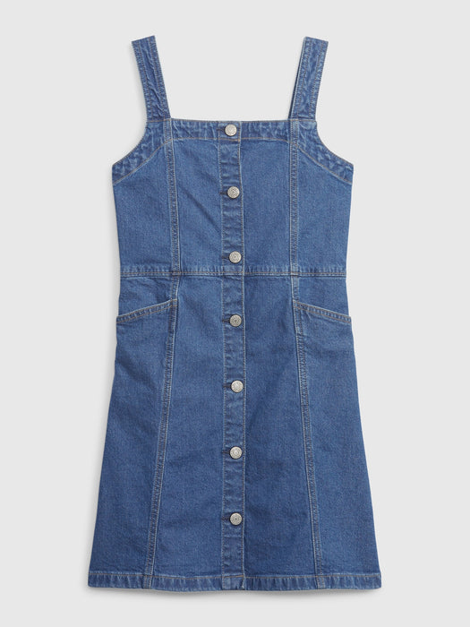 Kids Denim Dress with Washwell