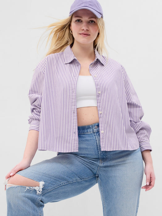 100% Organic Cotton Cropped Shirt