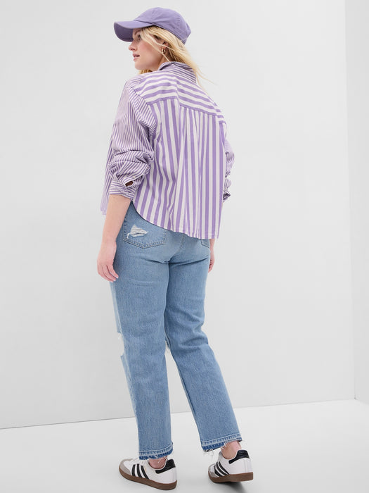 100% Organic Cotton Cropped Shirt