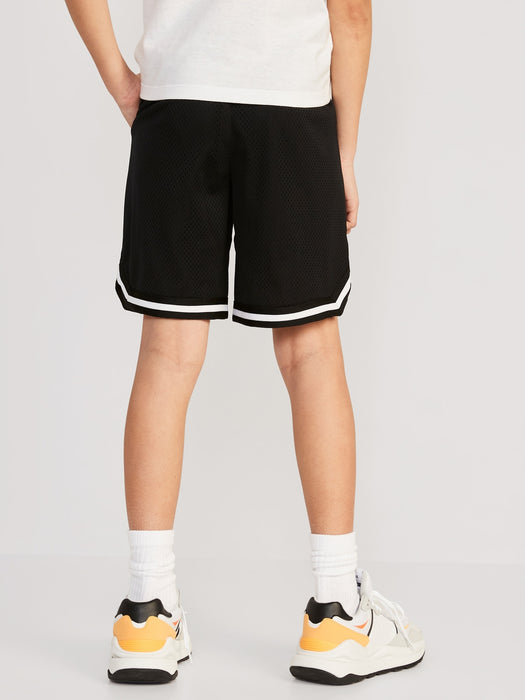 Mesh Basketball Shorts for Boys (At Knee)