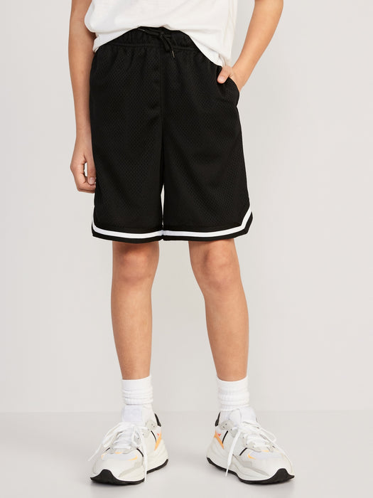 Mesh Basketball Shorts for Boys (At Knee)