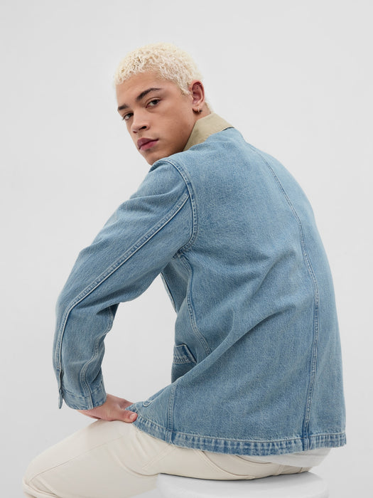 Denim Chore Jacket with Washwell