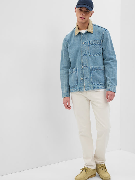 Denim Chore Jacket with Washwell