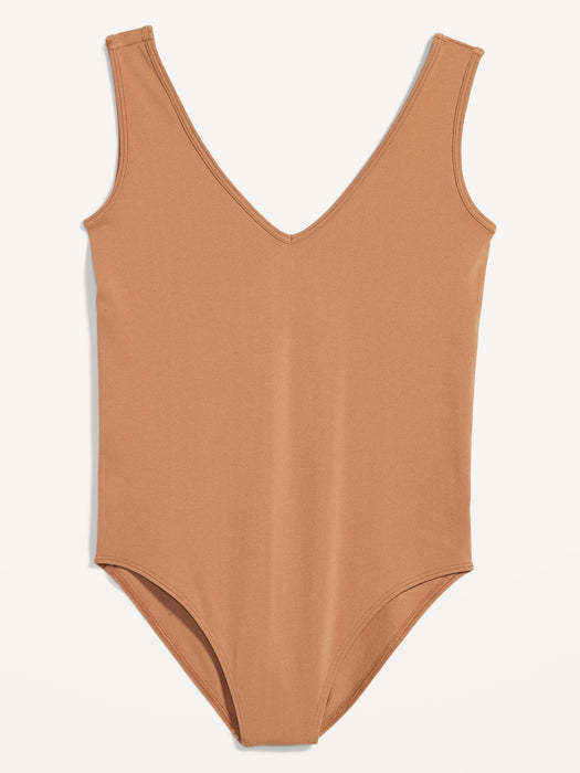 Seamless Base-Layer Tank Top Bodysuit