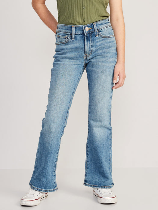 High-Waisted Built-In Tough Flare Jeans for Girls