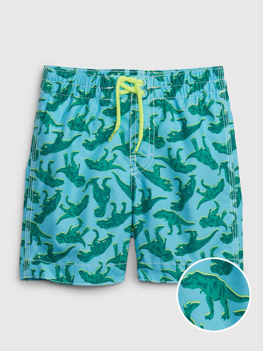 Toddler 100% Recycled Graphic Swim Trunks