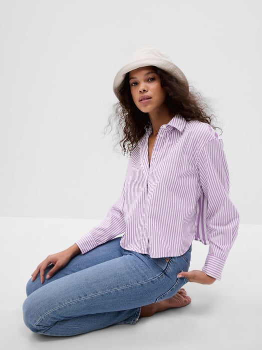 100% Organic Cotton Cropped Shirt