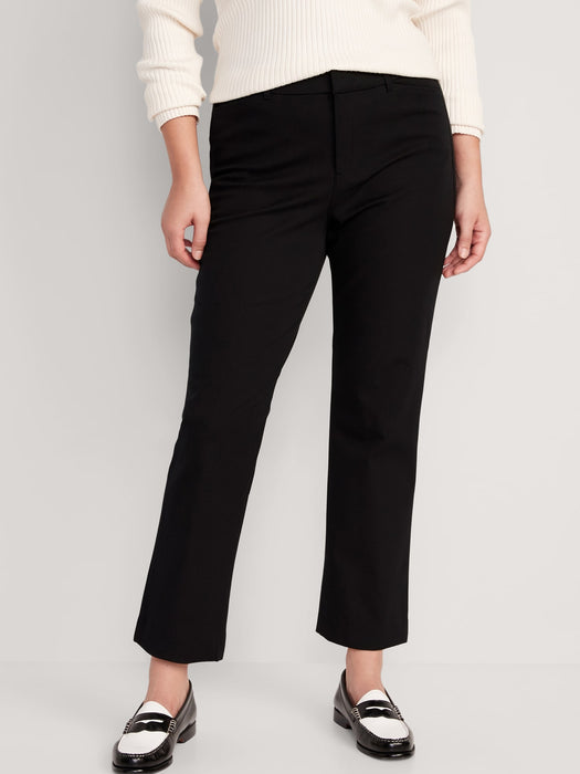 High-Waisted Pixie Straight Pants