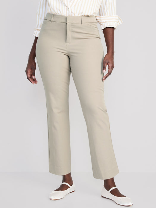 High-Waisted Pixie Straight Pants