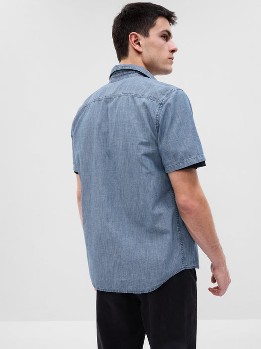 Chambray Shirt with Washwell